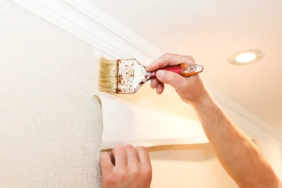 Pose de papier peint à Rémelfang — revêtements muraux et toiles de verre